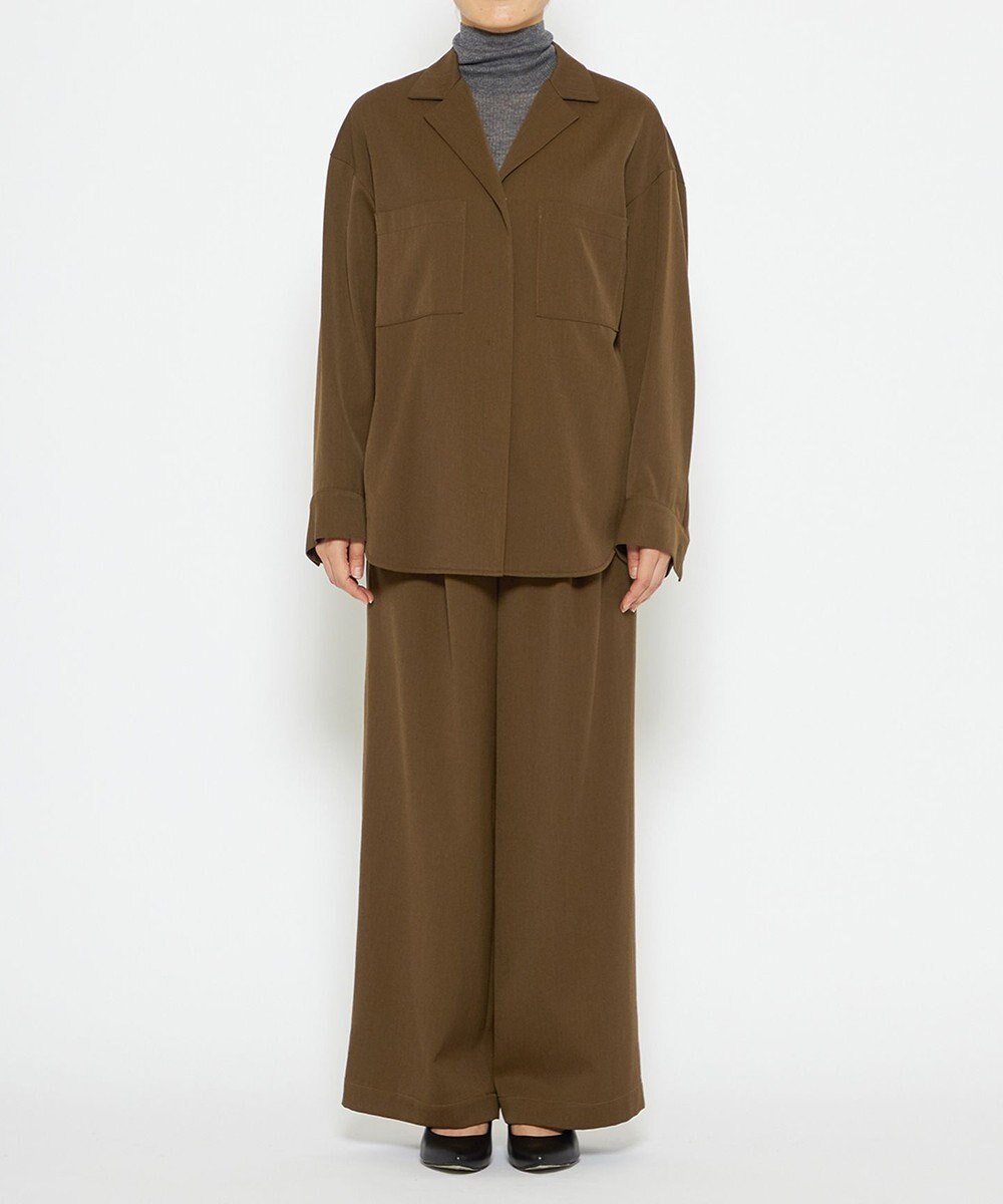 uncrave 【UNISEXあり】ギャバジン シャツ（uncrave WHITE） 