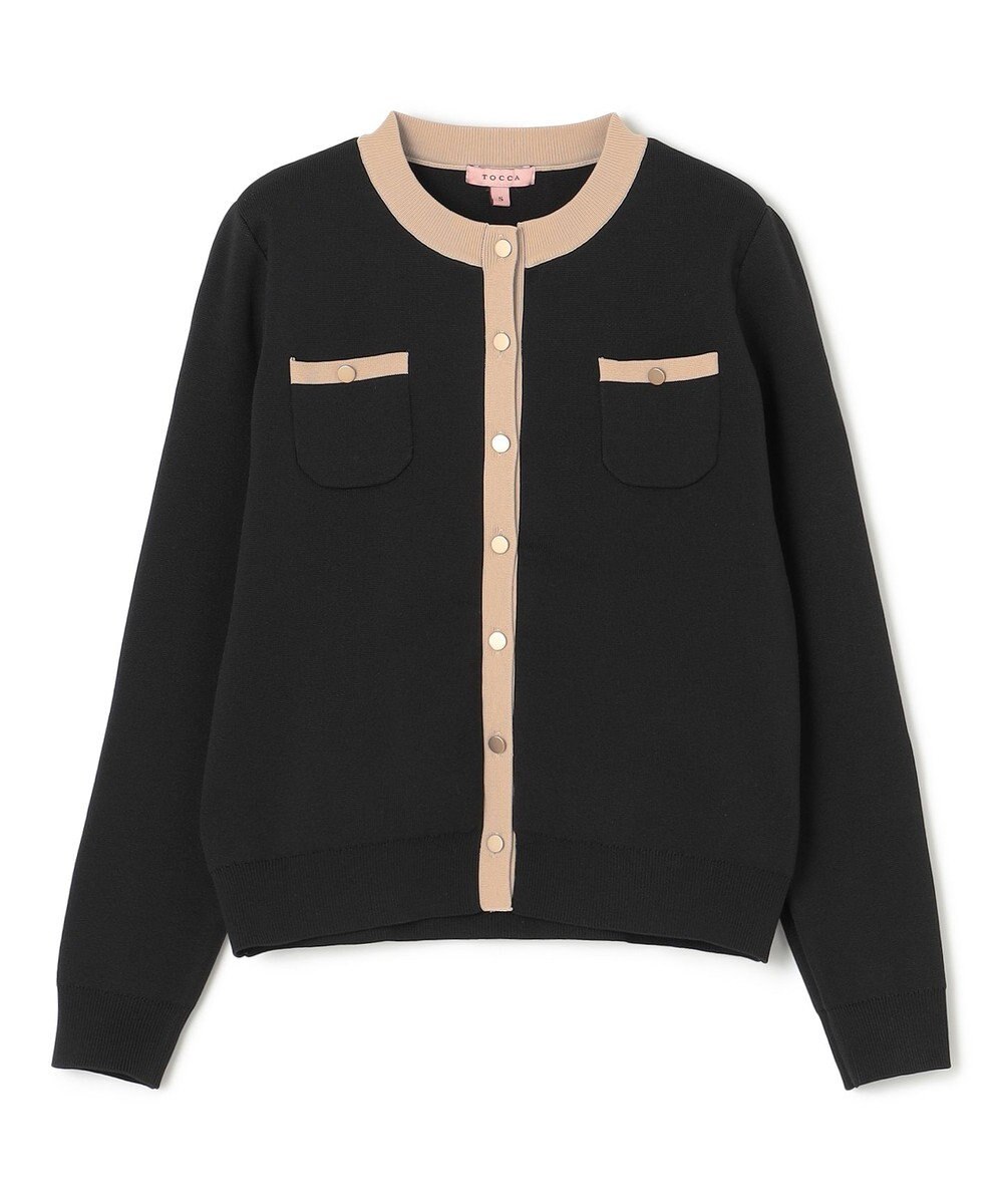 TOCCA 【洗える】GOOD MAGIC ニットジャケット風カーディガン 