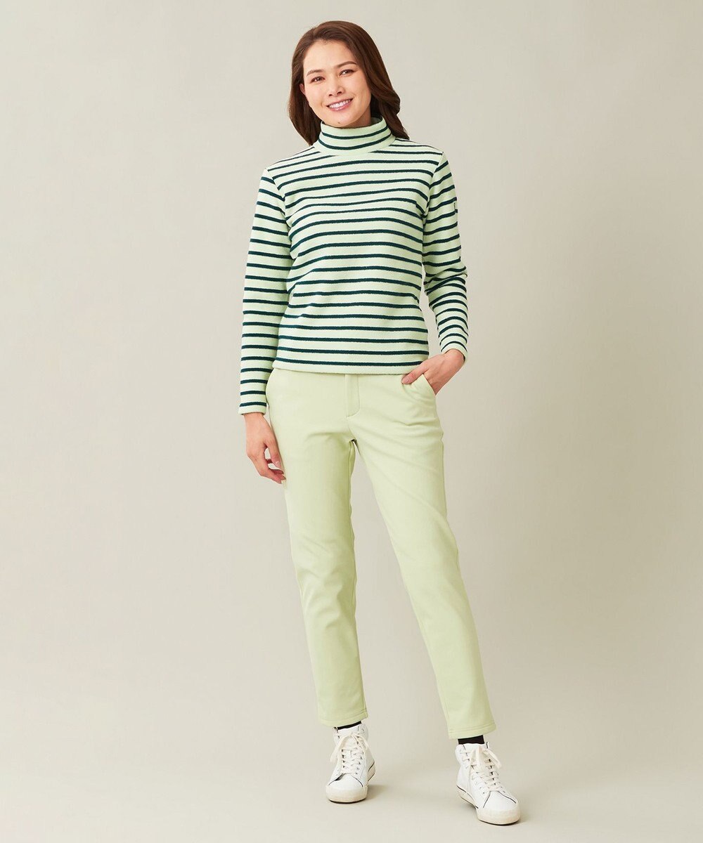 23区GOLF 冬の暖かボトム【WOMEN】ボンディング テーパードパンツ 