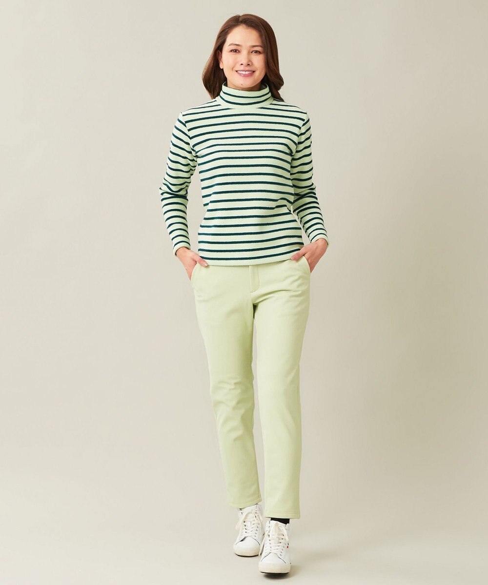 23区GOLF 冬の暖かボトム【WOMEN】ボンディング テーパードパンツ 