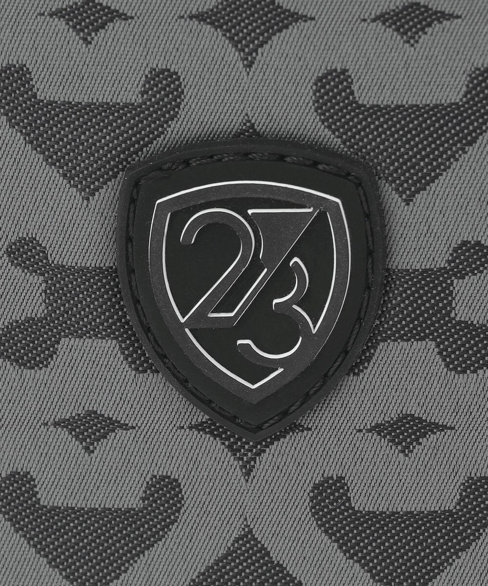 23区GOLF 【UNISEX】モノグラムボストンバッグ　シューズ収納付きの大容量　ショルダー持ちも可能 