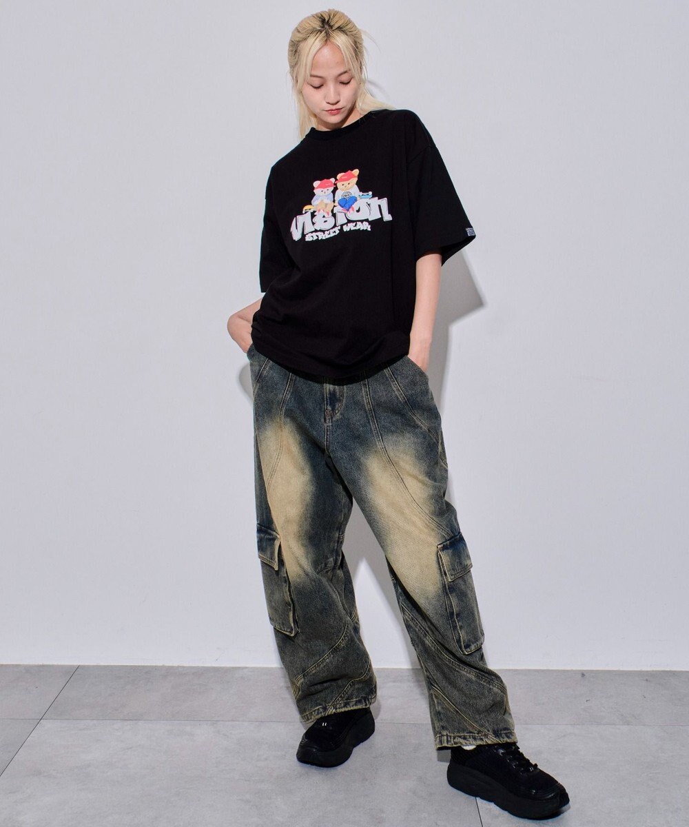 WEGO 【ユニセックス着用ITEM/MLサイズ展開】別注VISIONベアグラフィックT（SS） 