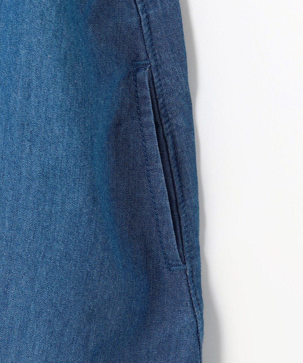 組曲 KIDS 【110-140㎝】 フラワーボタンデニムワンピース 