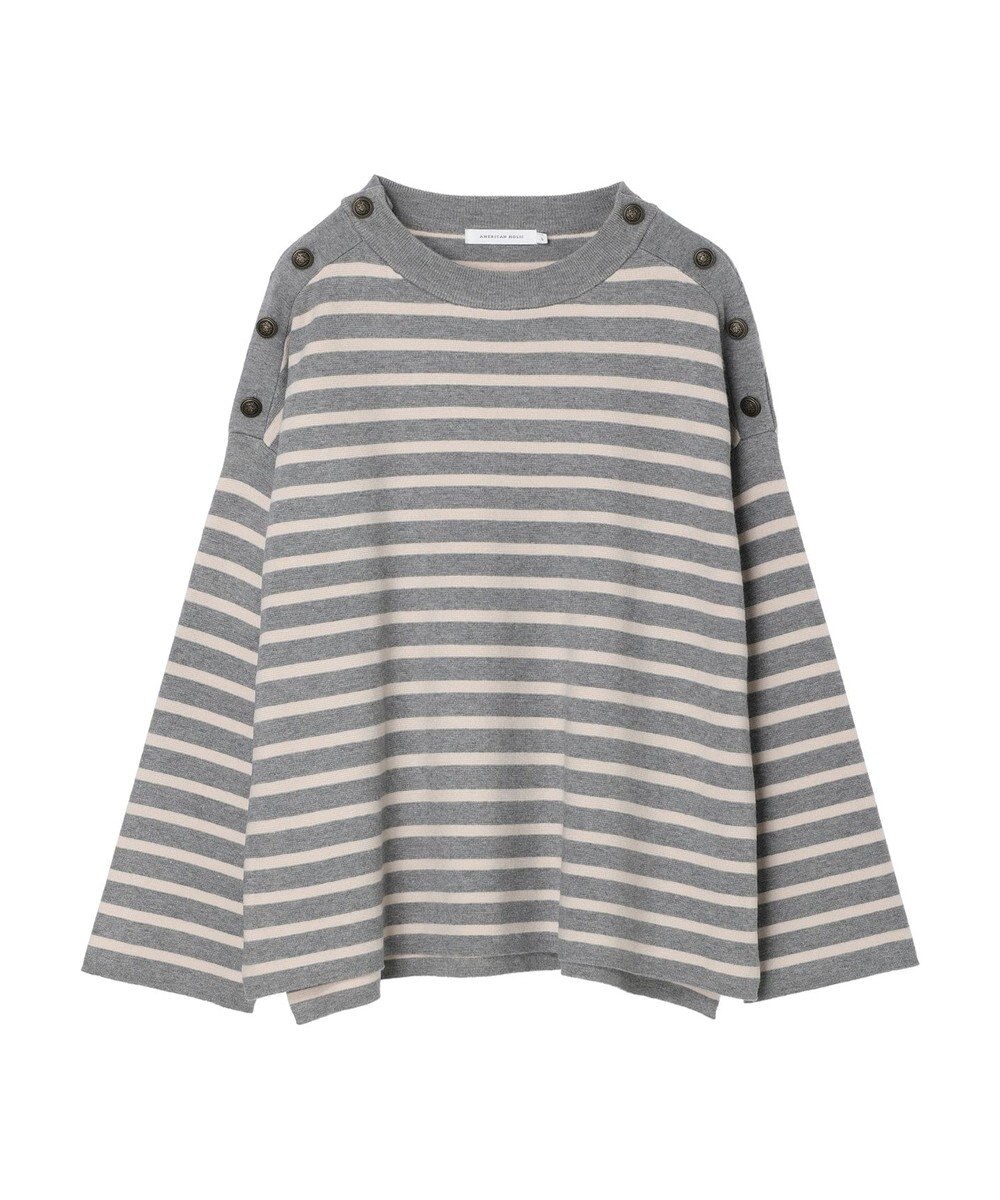 AMERICAN HOLIC バイパチショルダーボタンニットプルオーバー 