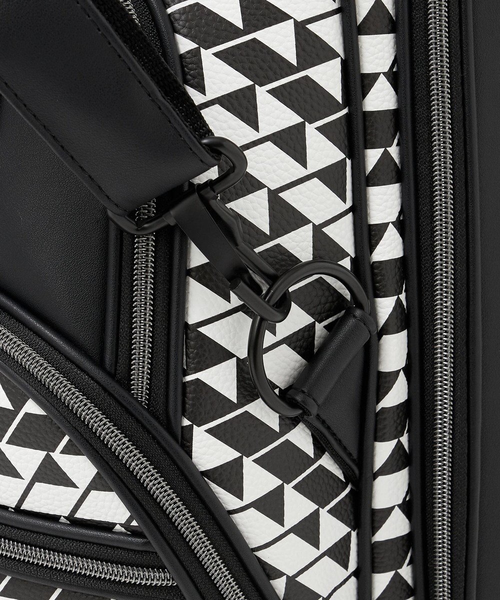 23区GOLF 【UNISEX】フラッグ総柄キャディバッグ　他と被らないデザイン 