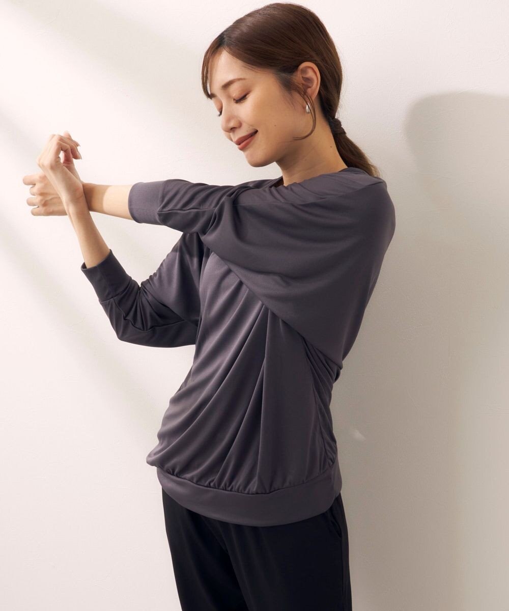 OP／FILA 【Kappa】フィットネスウェア 上下セット 長袖Ｔシャツ＋ロングパンツ 