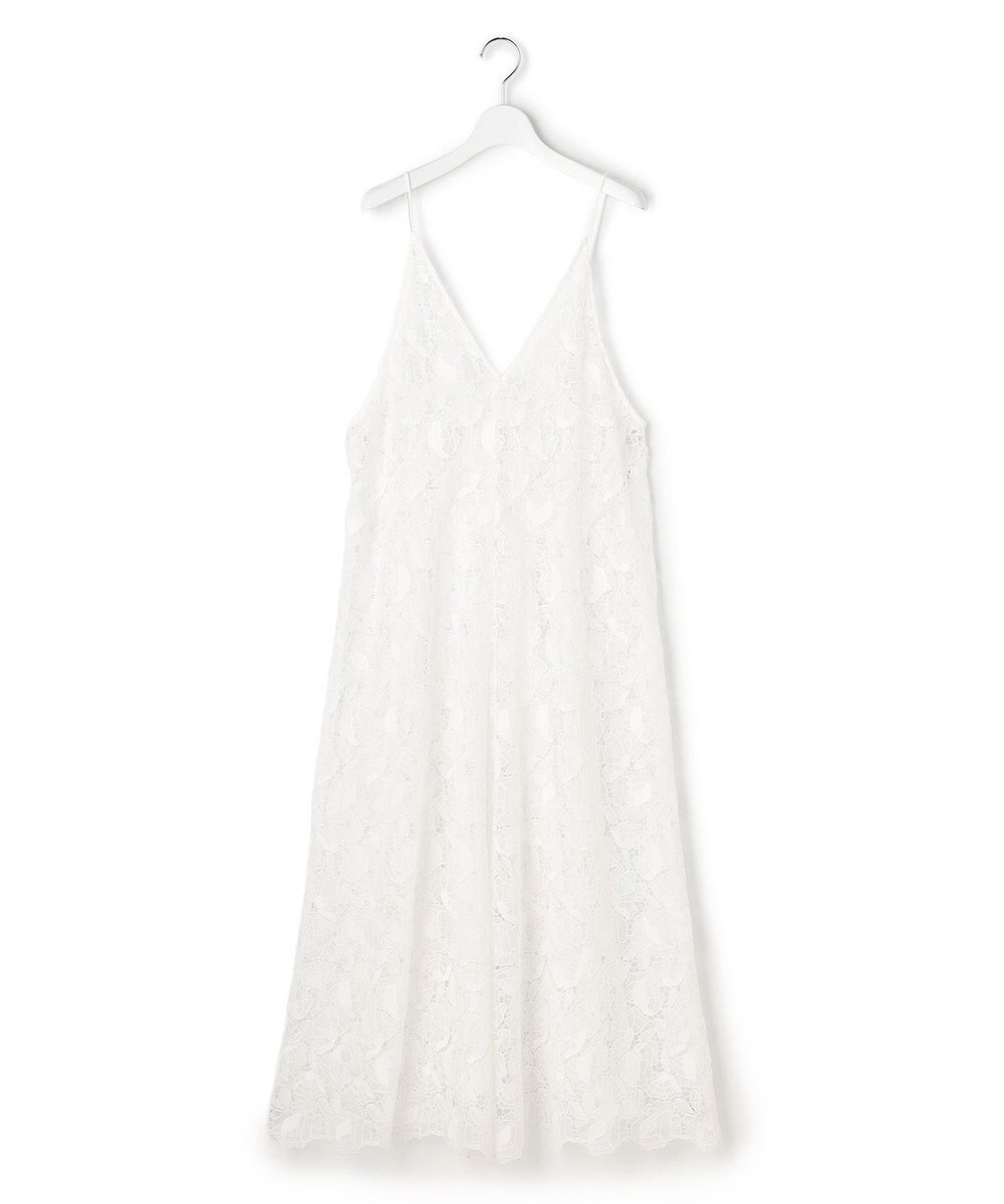 23区 【GOLD LABEL/見上愛さん着用】BROCHEレース キャミソール ワンピース 