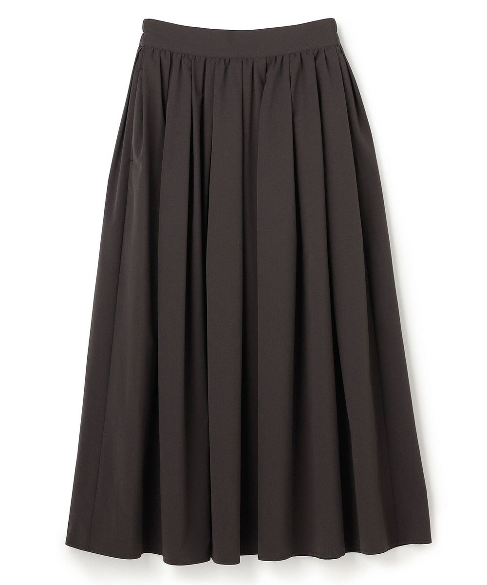 uncrave クールタッチカラータイプライター フレアスカート 