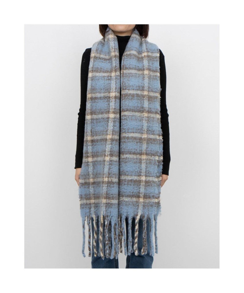UNBILLION カシュネ cache nez / ブークレオンブレーチェックストール 