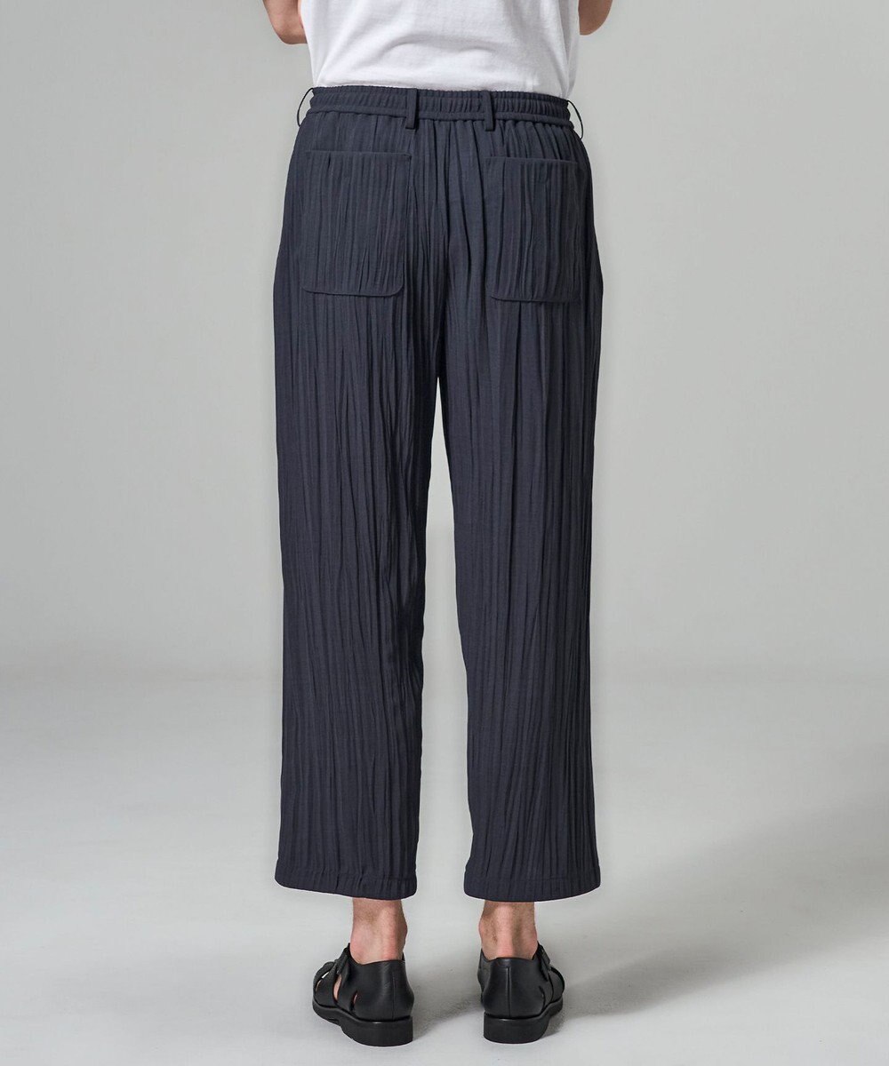 JOSEPH HOMME 【HIGH GRADE LINE】フォグプリーツストレッチ　ドロスト付ワイドストレートパンツ / HARRY CONVERTIBLE 