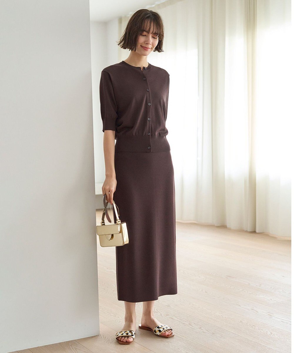 UNFILO 【接触冷感/UVケア/抗菌防臭】スゴ機能 ハーフスリーブカーディガン 