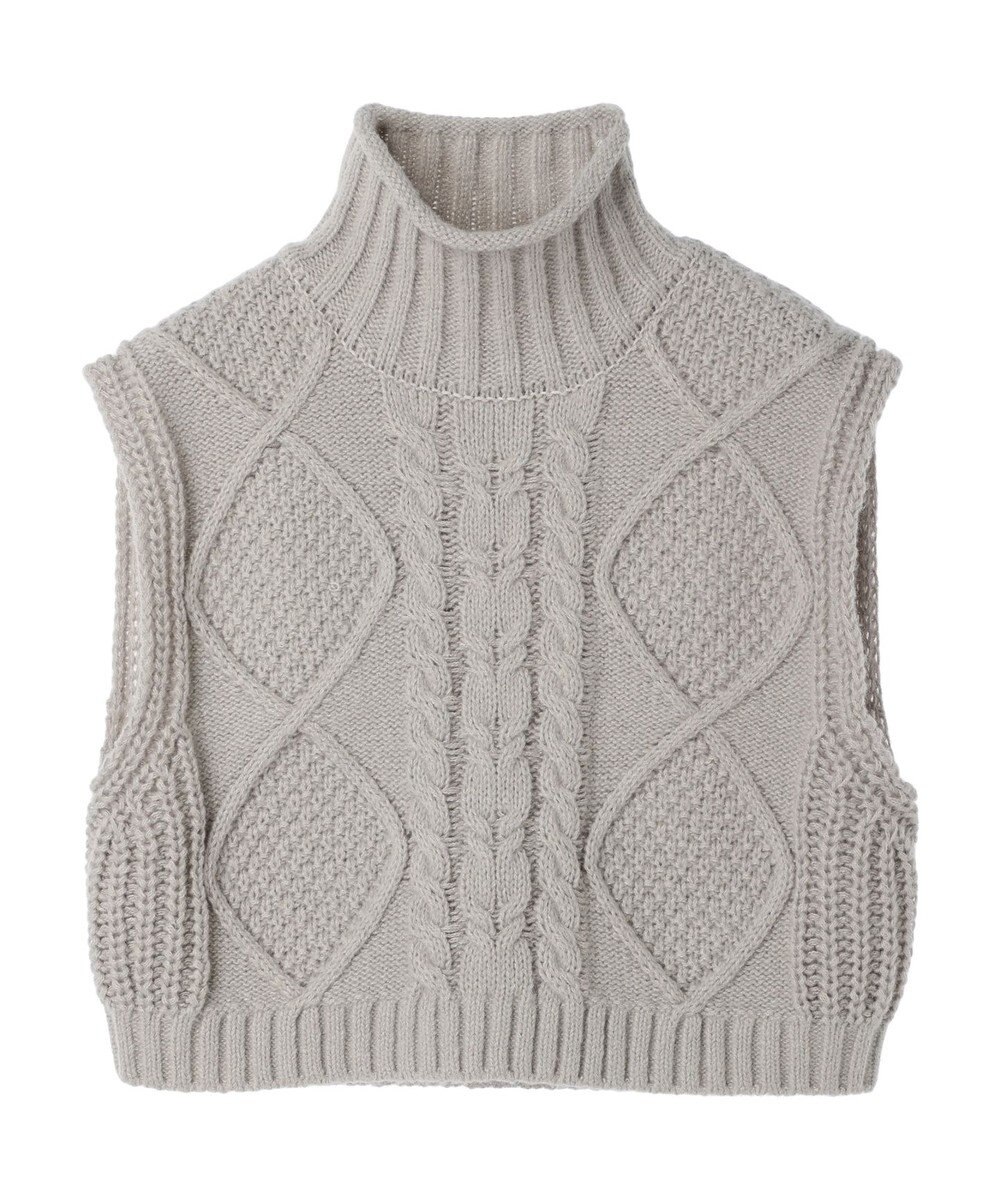 Green Parks ケーブルニットベスト 
