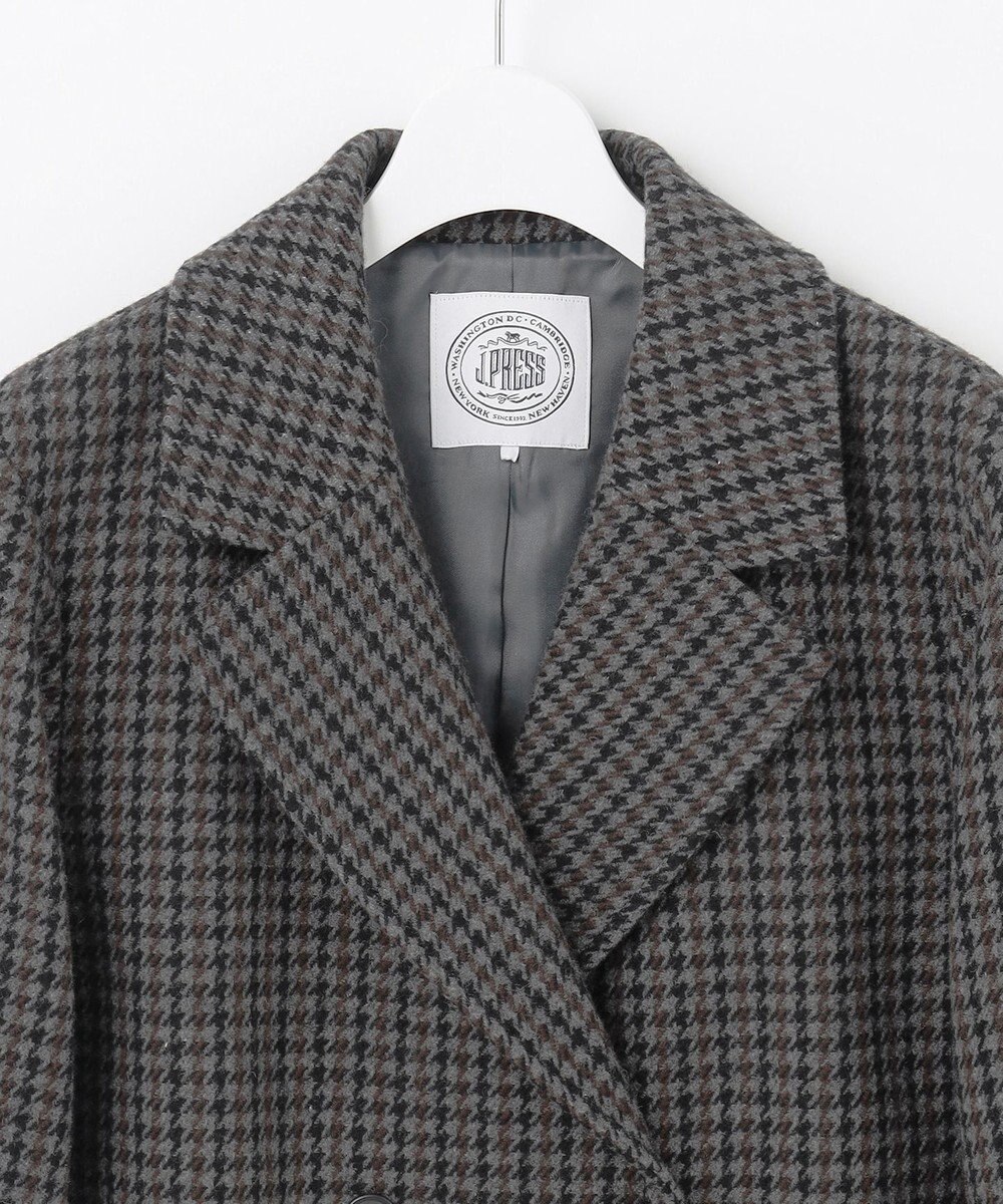 J.PRESS LADIES ツイード チェック Pコート 