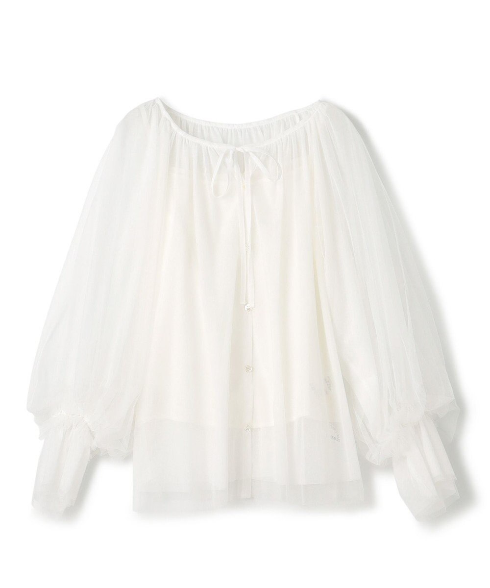 GRACE CONTINENTAL チュール2WAYトップ 