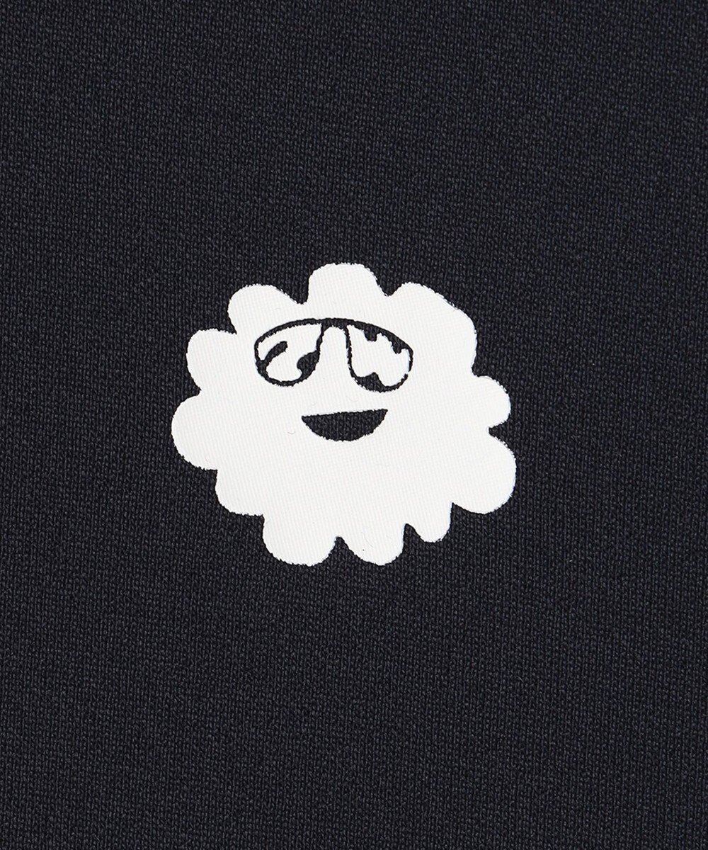 PW CIRCULUS 【MEN】【ストレッチ/軽量】バックロゴ 長袖 モックネック シャツ 