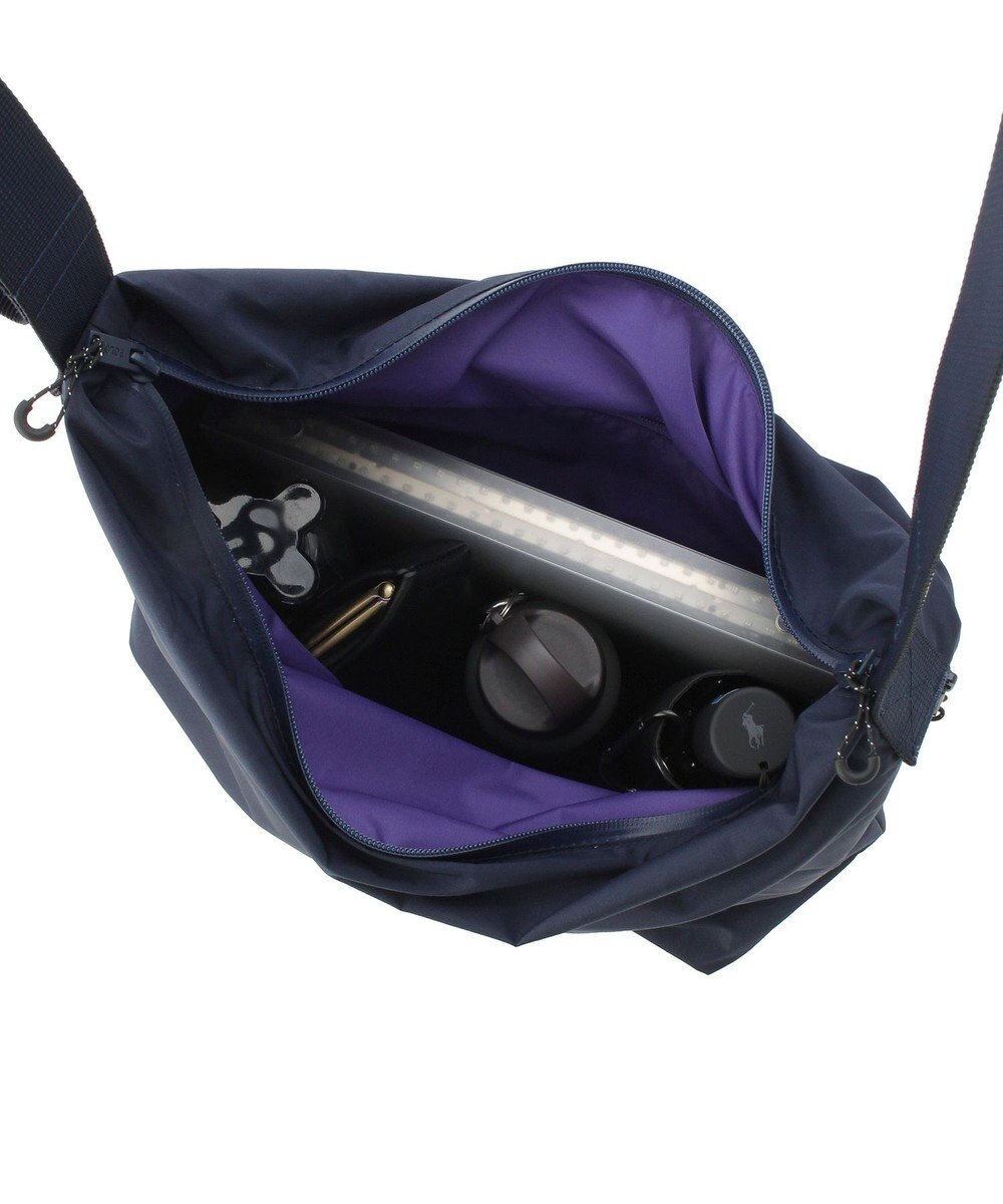 MOONBAT POLO RALPH LAUREN(ポロ ラルフローレン) PRL刺繍 ショルダー レインバッグ  無地 