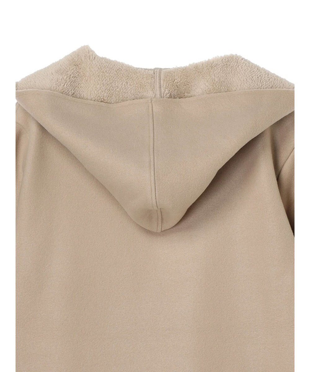 Green Parks ２ｗａｙフード裏ボアミディ丈コーディガン 