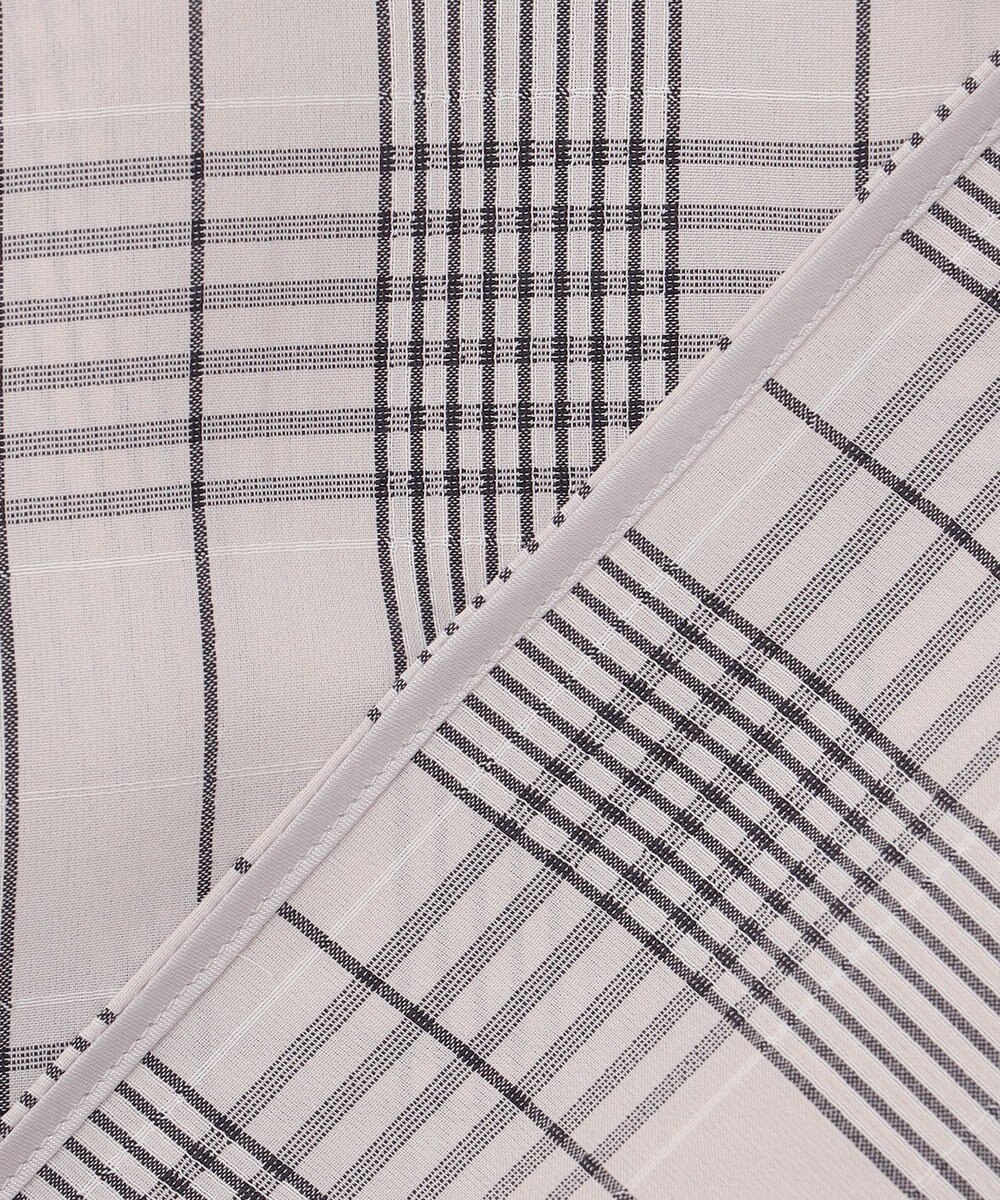 J.PRESS LADIES 【洗える・イージーケア】ドライタッチ ドビーチェック ブラウス 