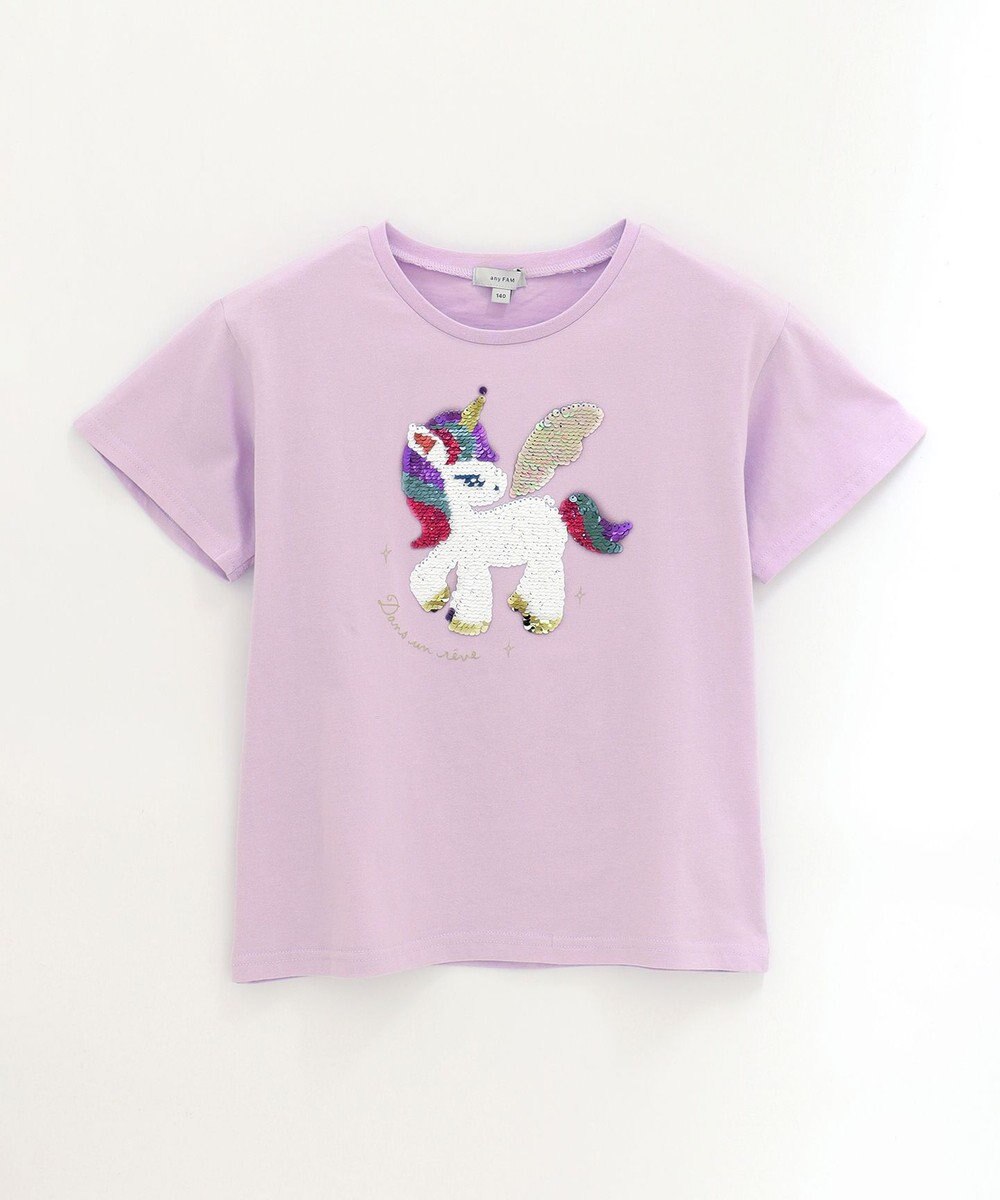 ANY KIDS ミラクルスパンコール 半袖 Tシャツ 