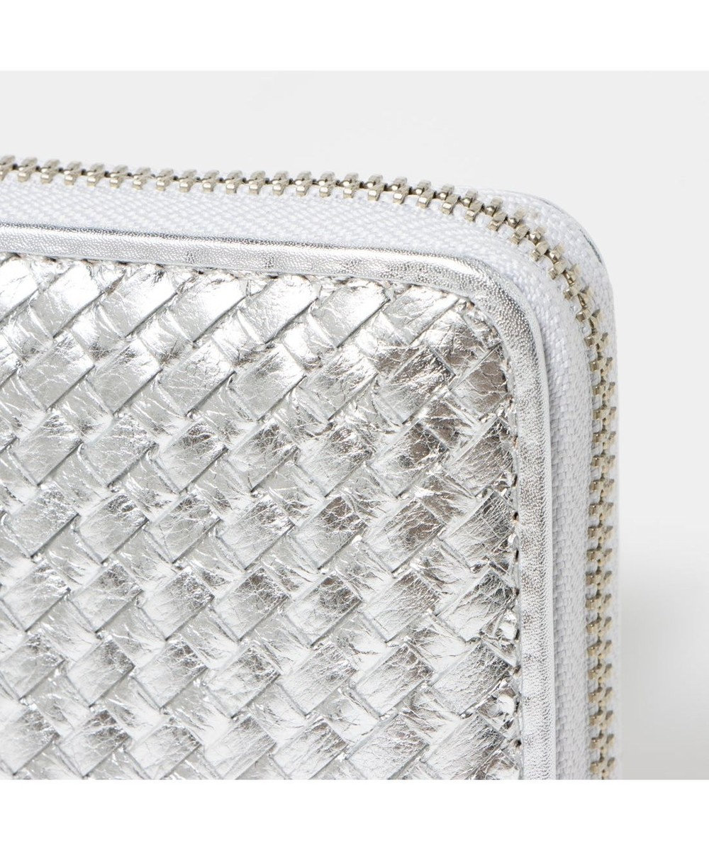 UNBILLION ペルケ perche / レザーメッシュ・ジャバラカードウォレット 