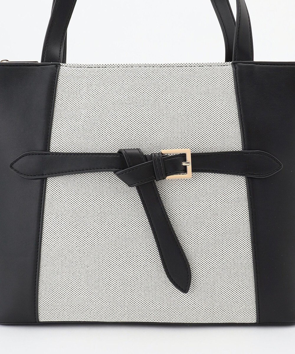 ANY SIS キャンバスコンビトート バッグ 