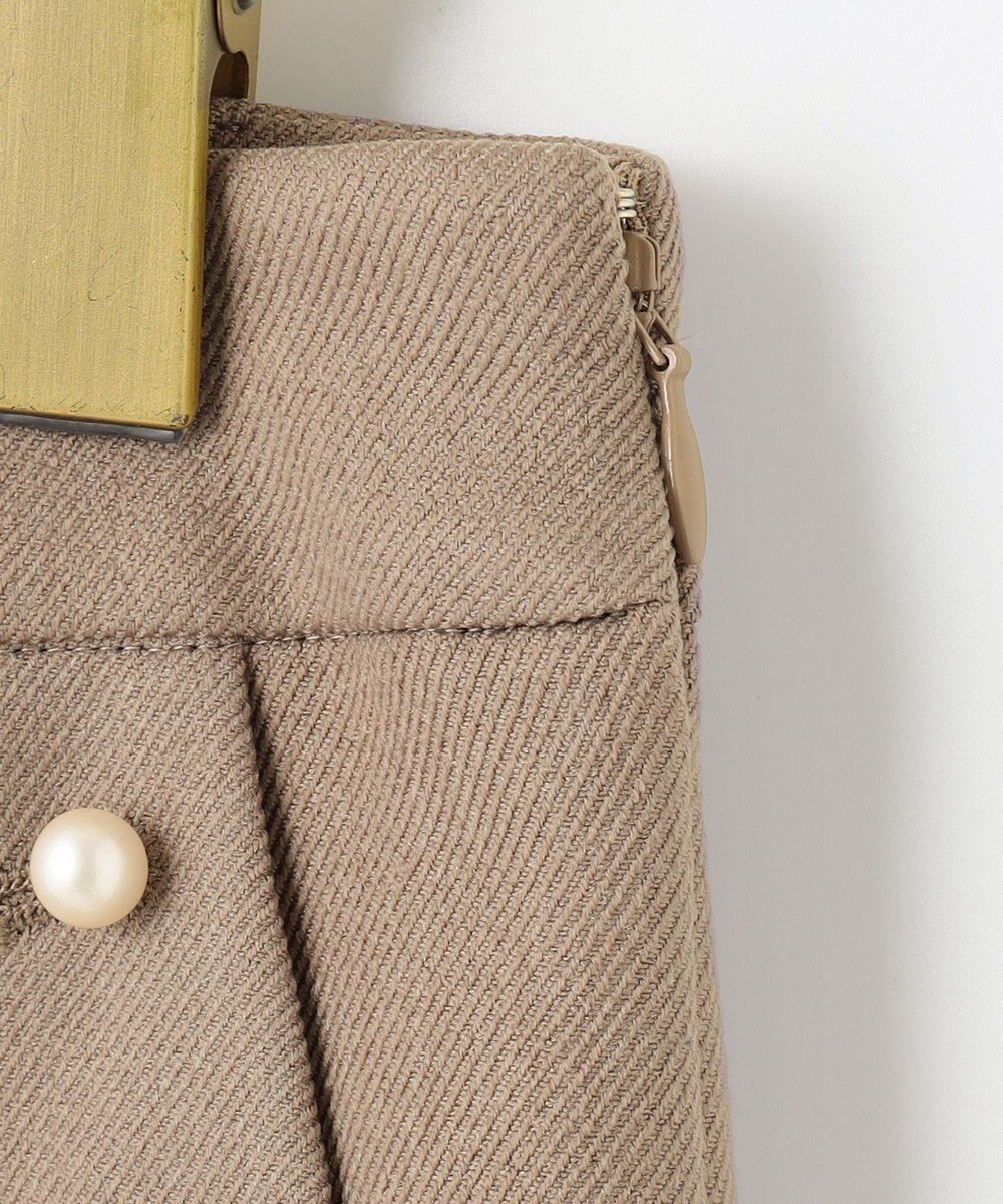 ANY SIS 【美人百花11月号掲載】パール調ポイントツイル パンツ 