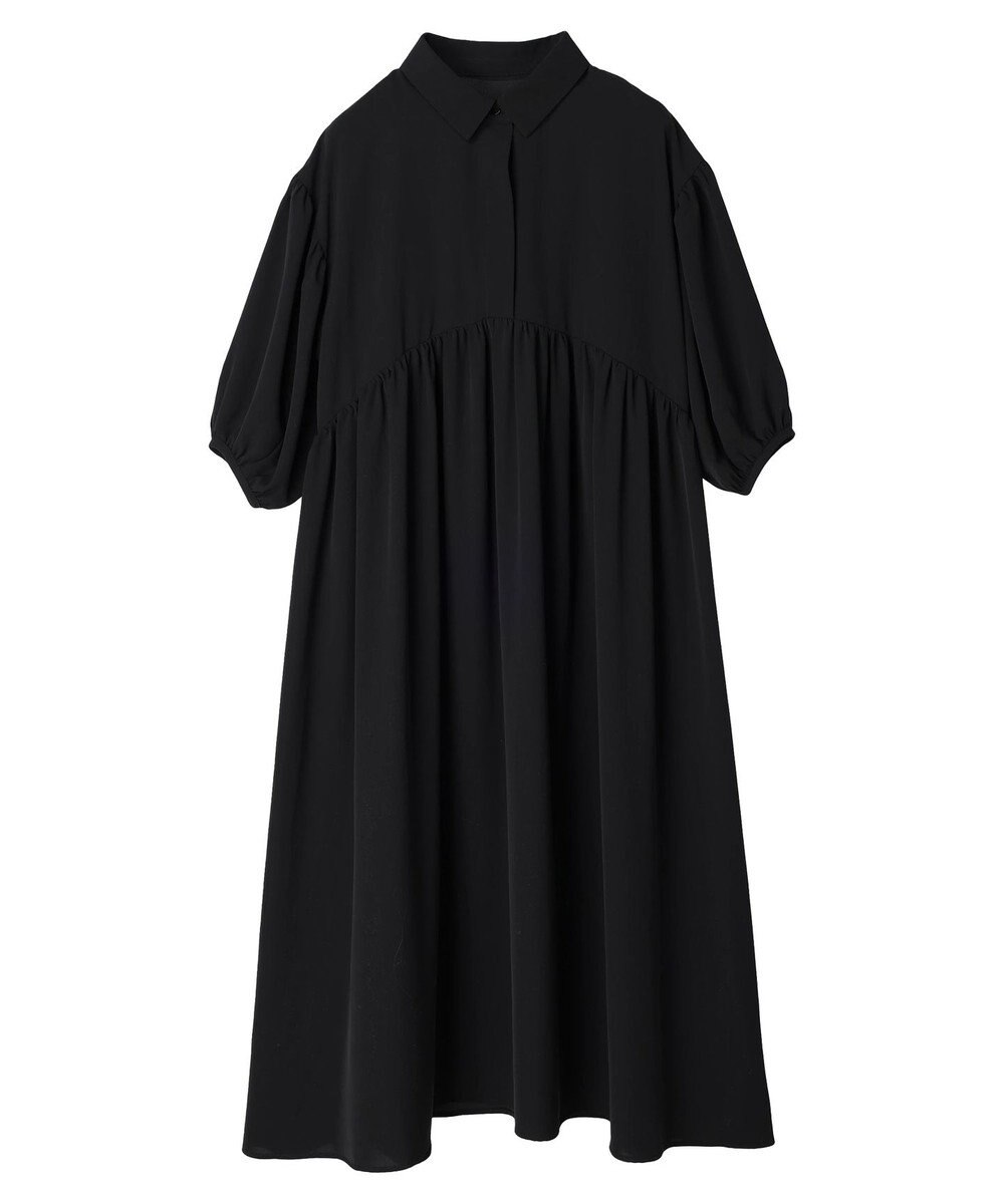 Green Parks ａ．衿付き切り替えワンピース 