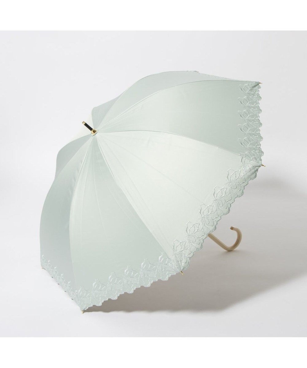 UNBILLION cache nez / フラワーラメ刺繍ショートパラソル 