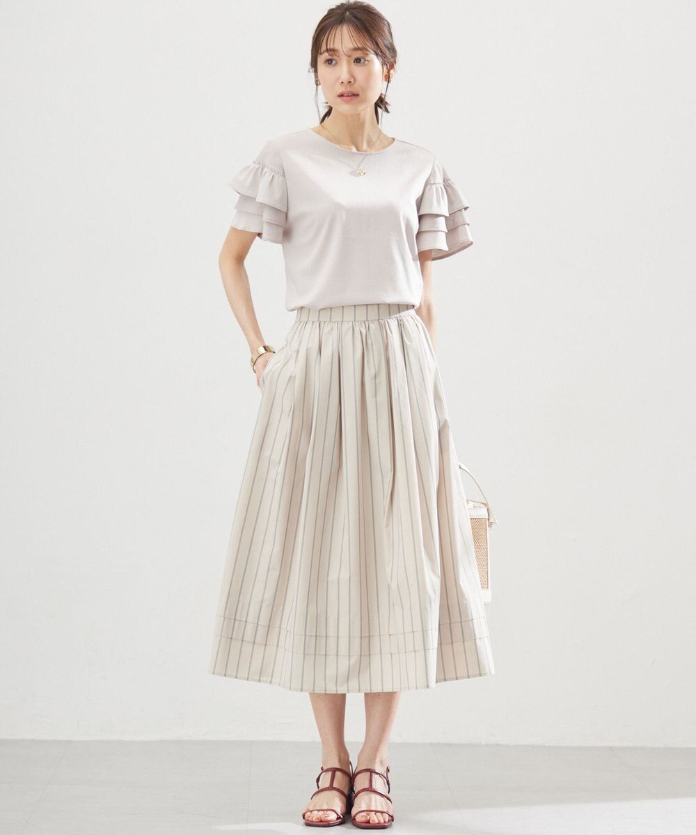 組曲 コットンポンチシア－スリーブ ブラウス 