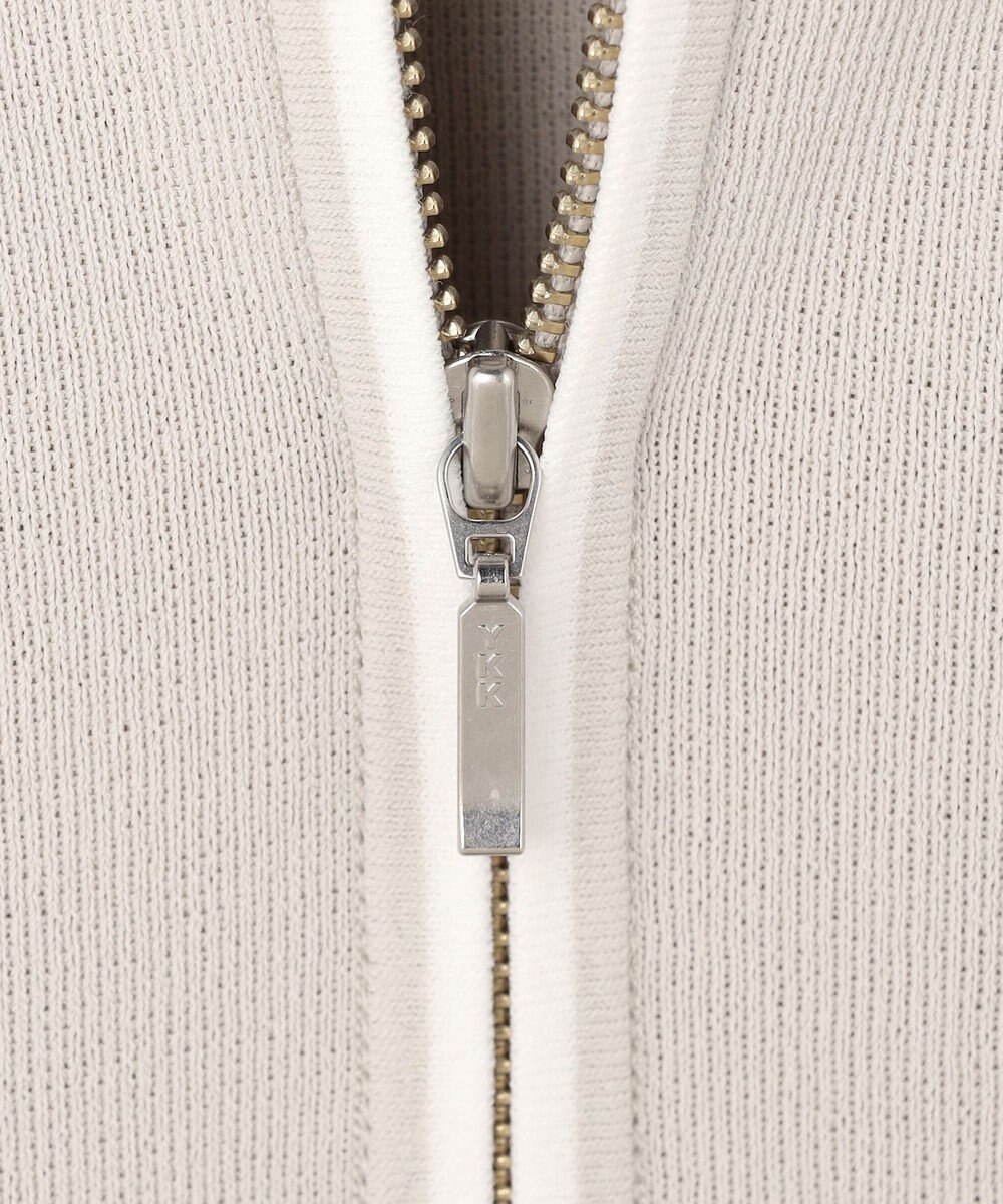 ICB シンセティックフルニードル ハーフジップニット 