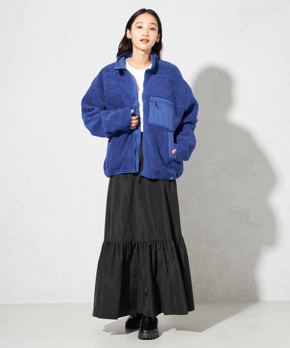 SHARE PARK LADIES 【ウォータープルーフ】　マキシティアードスカート 