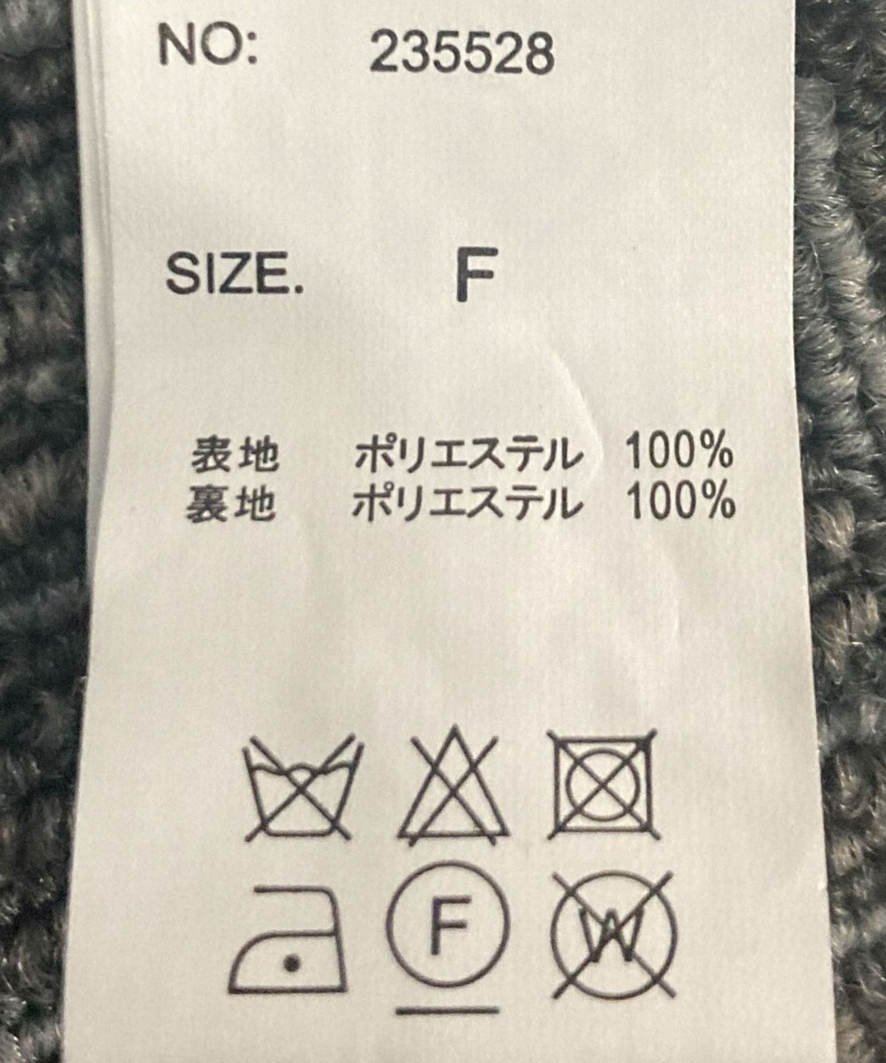 WEGO スタンドカラーロングコート 