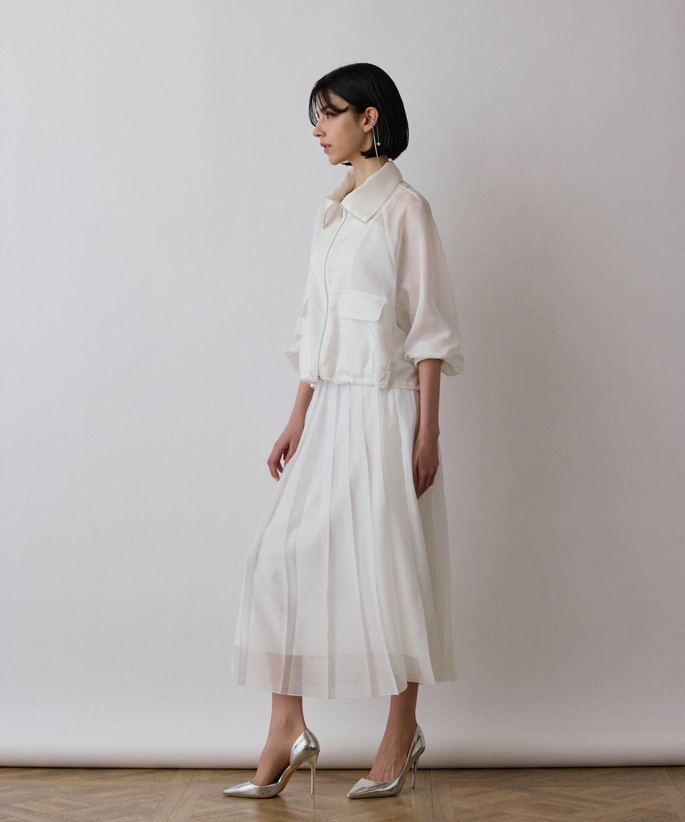 GRACE CONTINENTAL ブライトメッシュブルゾン 