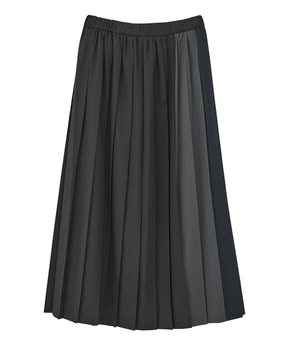 AMERICAN HOLIC 【選べる丈】ブロッキングプリーツスカート 