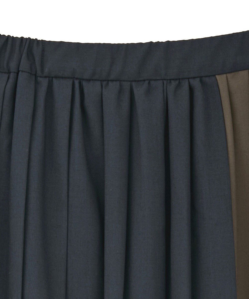 AMERICAN HOLIC 【選べる丈】ブロッキングプリーツスカート 