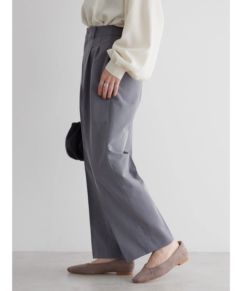 AMERICAN HOLIC 美・美・美あったかタックワイドパンツ 