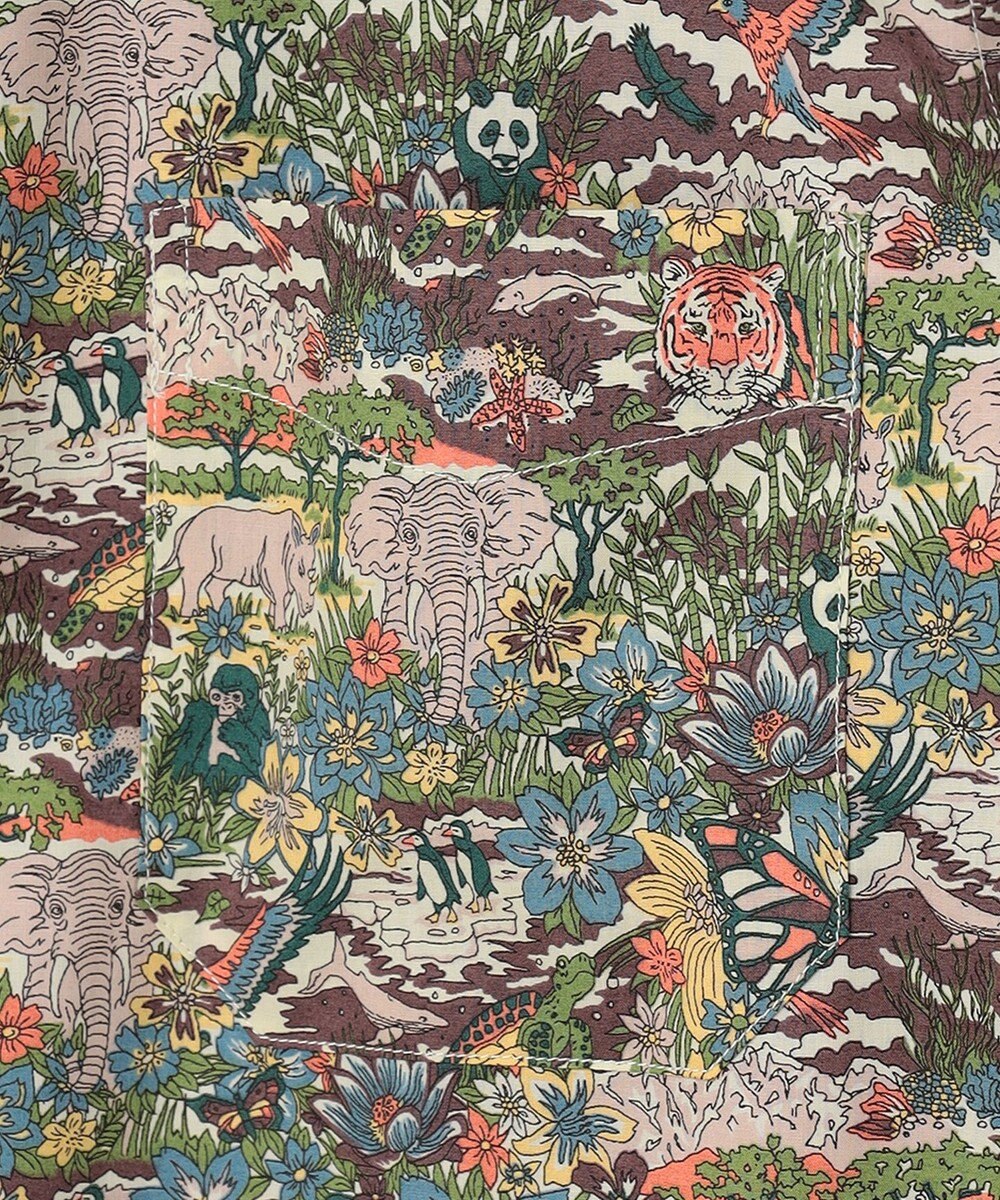 JOSEPH ABBOUD 【リバティー柄】プリントシャツ 