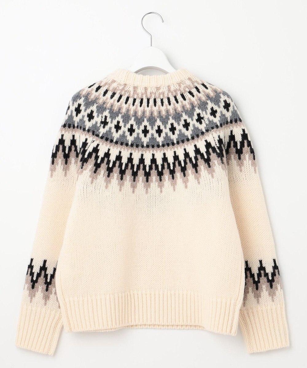 23区 L 【SLOW/一部店舗限定】ノルディック プルオーバー ニット 