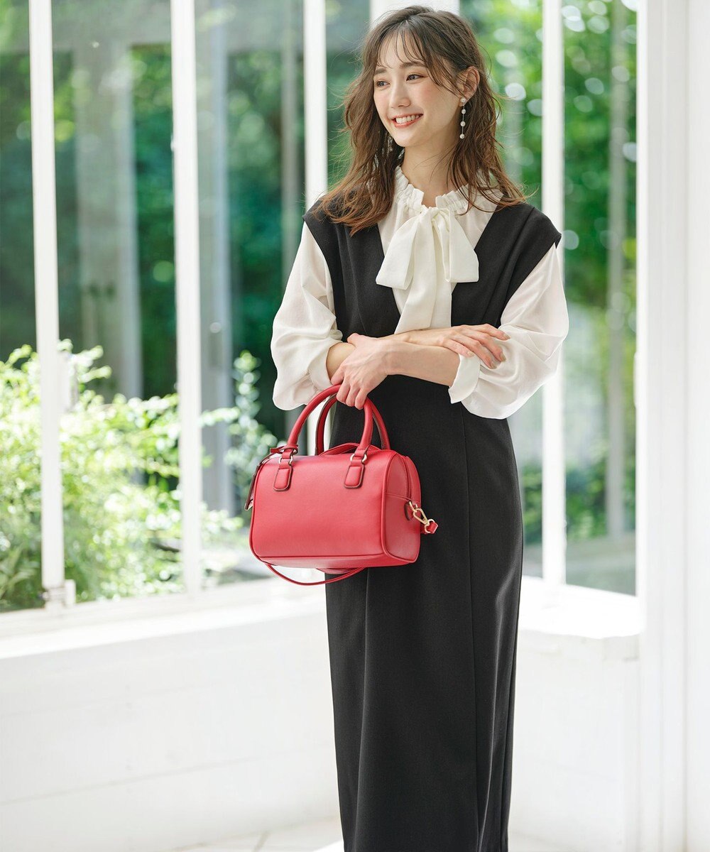 ANY SIS 【洗える】タイト ジャンパースカート 