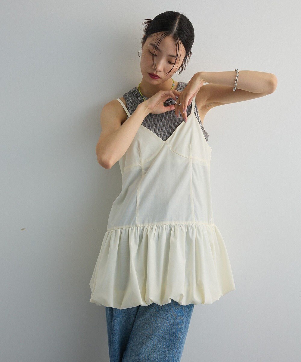 Green Parks 裾バルーンキャミワンピース 