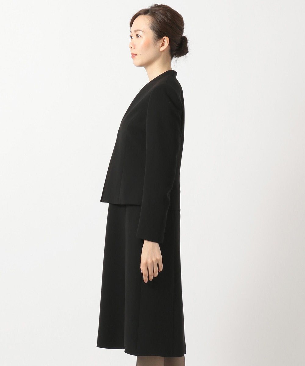 自由区 FORMAL 【洗える/縦横ストレッチ】セオプラスエス横二重ジャケット＋ワンピース 