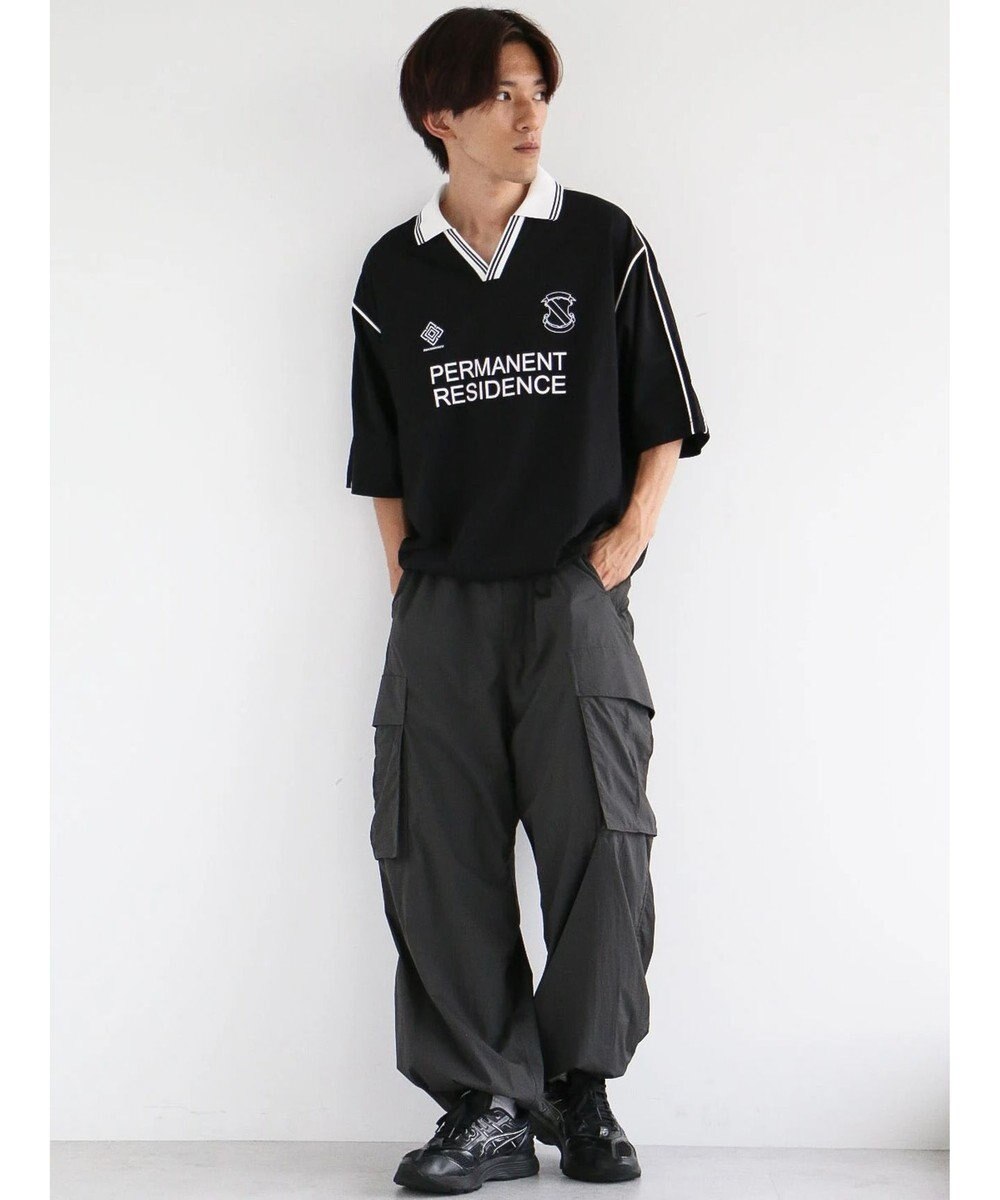 CRAFT STANDARD BOUTIQUE 接触冷感/UVカット/イージーケア/ストレッチ/ゲームシャツ-A 