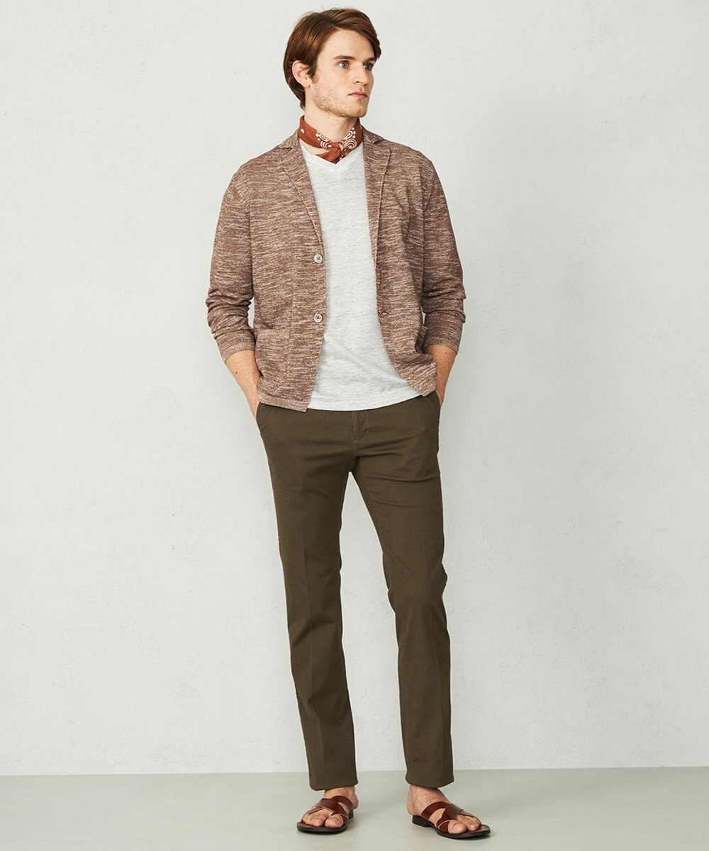 JOSEPH ABBOUD 【オーガニックコットン】ハイパワーカルゼ パンツ 