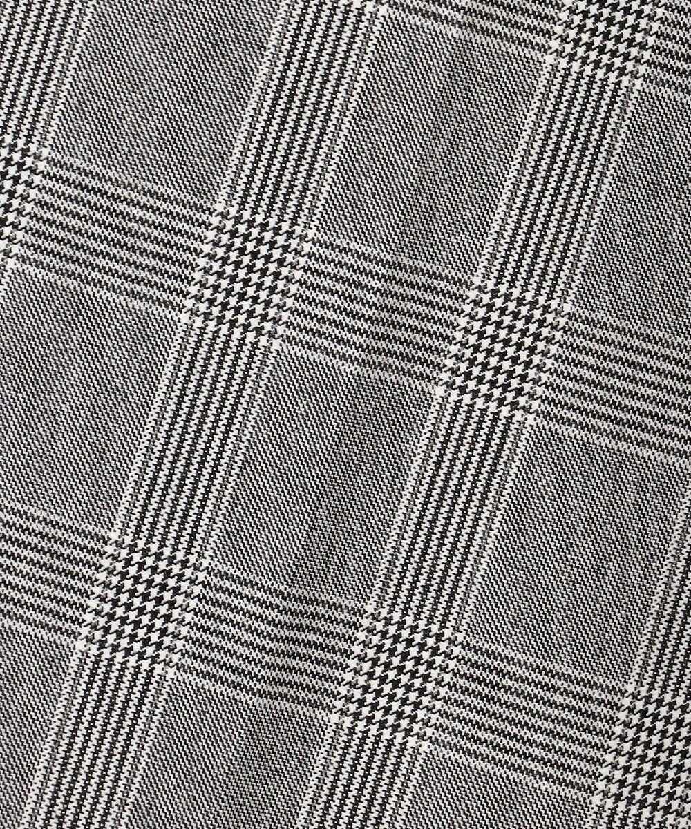 J.PRESS LADIES L アルガンシルク チェック テーパード パンツ 