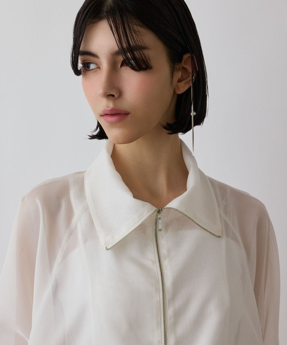 GRACE CONTINENTAL ブライトメッシュブルゾン 