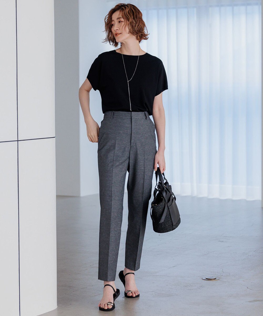 23区 【新色追加/VERY5月号掲載】レーヨンポリエステルストレッチ プルオーバー ニット 