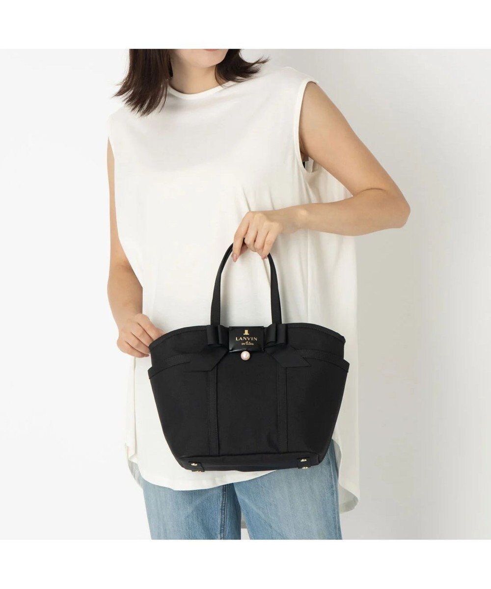 LANVIN en Bleu LANVIN en Bleu ランバンオンブルー ジュール トートバッグ ポーチ付 M 