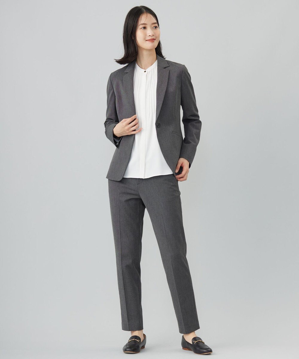 J.PRESS LADIES T/Rアルガンシルク テーラード ジャケット 