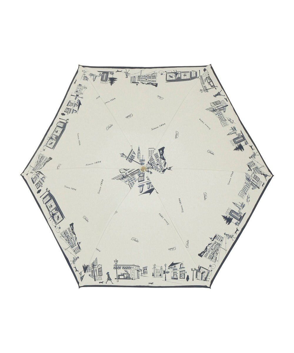 MOONBAT DAKS(ダックス) 晴雨兼用日傘 折りたたみ傘 街並み フワクール生地使用 