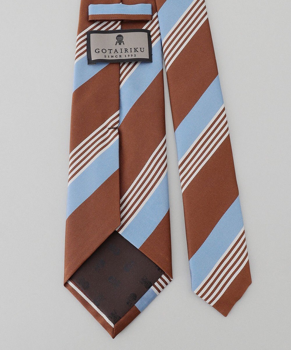 GOTAIRIKU 【日本製】シルク ネクタイ_ストライプ 